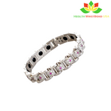 HWB126SPD: Silver Pink Diamond